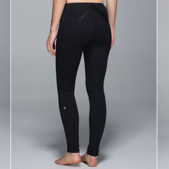 Lululemon Exquisite Pant Shine Dot Black size 4 - Picture 2 of 8